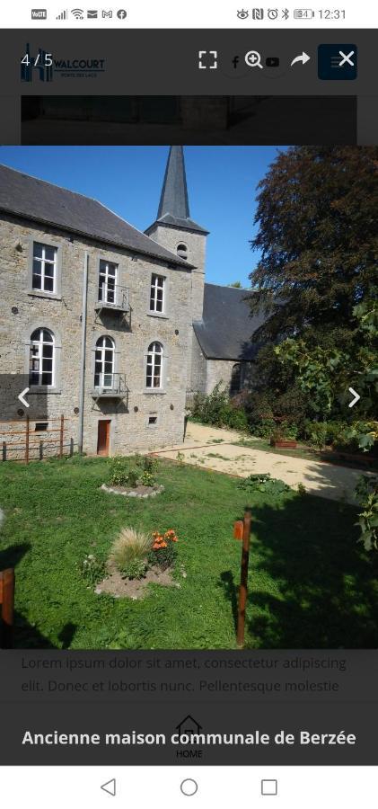 Maison D'Hote Les Notes Endormie Chambre Secrete Berzee Exterior foto