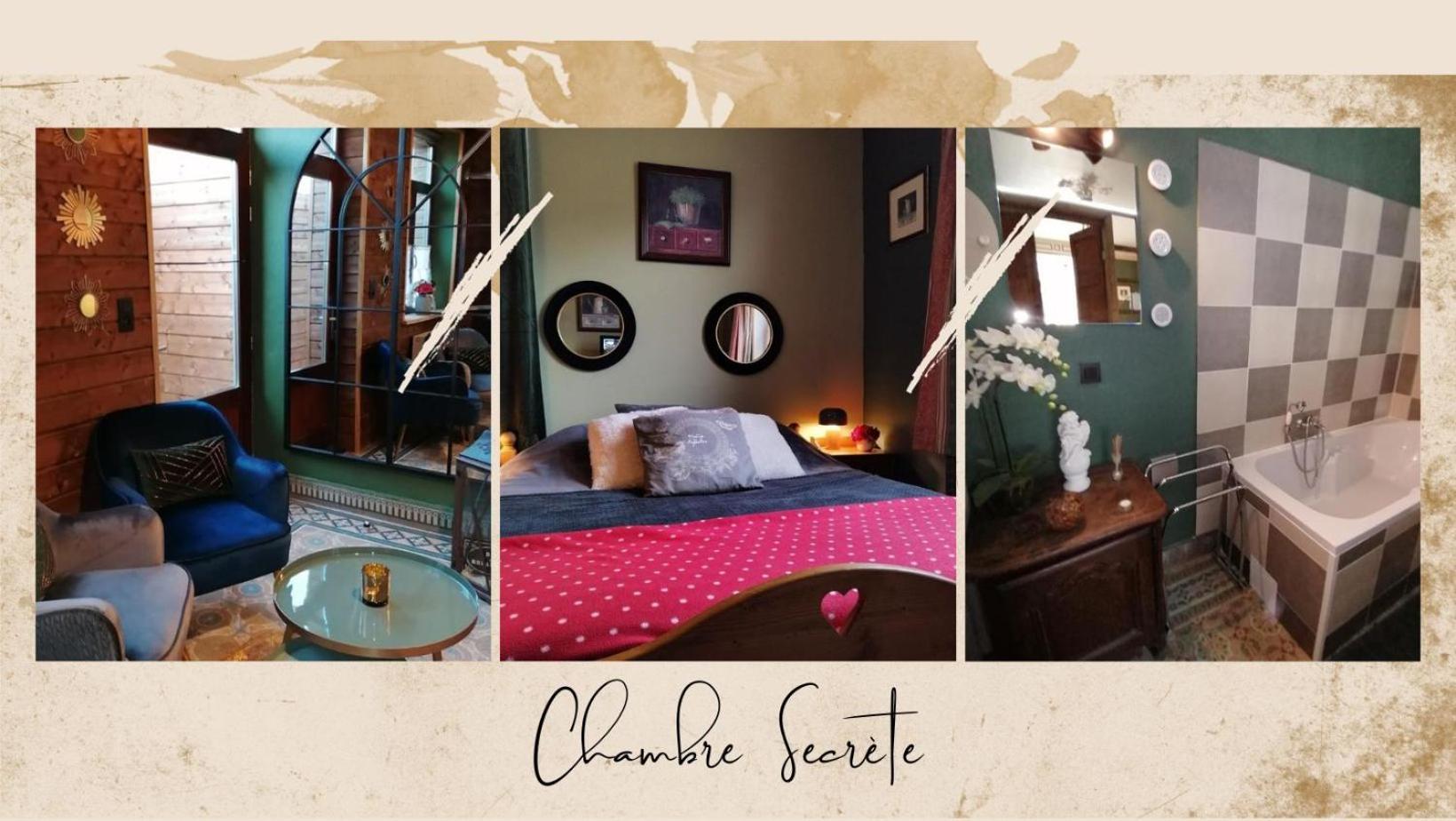 Maison D'Hote Les Notes Endormie Chambre Secrete Berzee Exterior foto